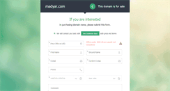 Desktop Screenshot of madyar.com